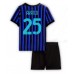 Inter Milan Manuel Akanji #25 Hjemmedraktsett Barn 2025-26 Kortermet (+ Korte bukser)